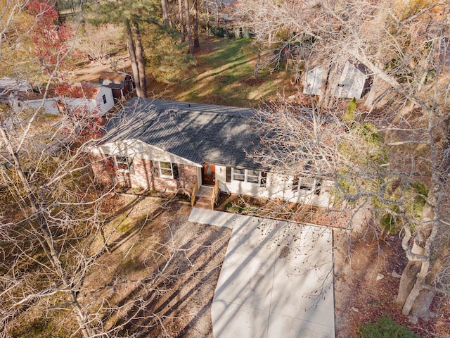 5917 Meadowlark Ln, Raleigh, NC 27610 - aerial view of property and surrounding area