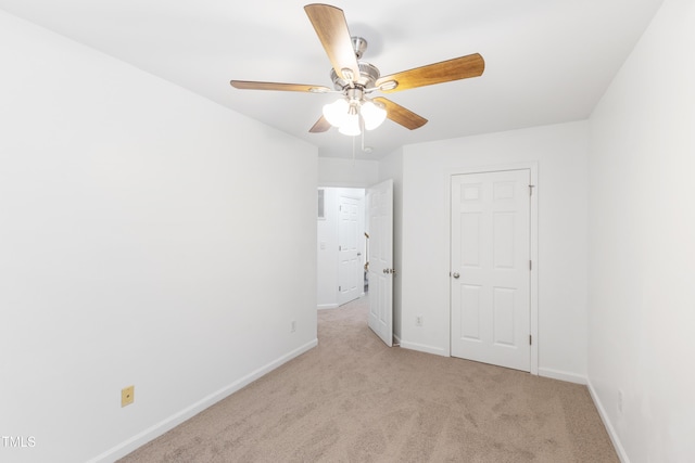 11710 Mezzanine Dr Unit 101, Raleigh, NC 27614 - unfurnished bedroom with light colored carpet and ceiling fan