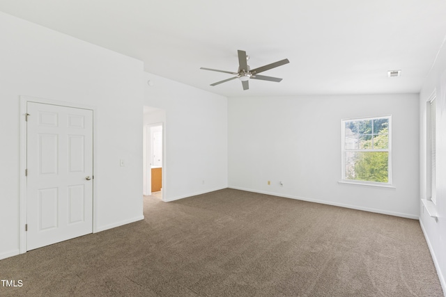 11710 Mezzanine Dr Unit 101, Raleigh, NC 27614 - carpeted empty room featuring a ceiling fan and baseboards