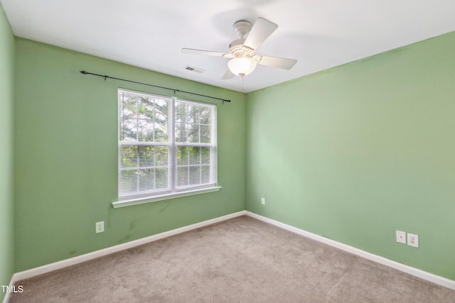 5503 Silver Moon Ln, Raleigh, NC 27606 - carpeted spare room with a ceiling fan and baseboards
