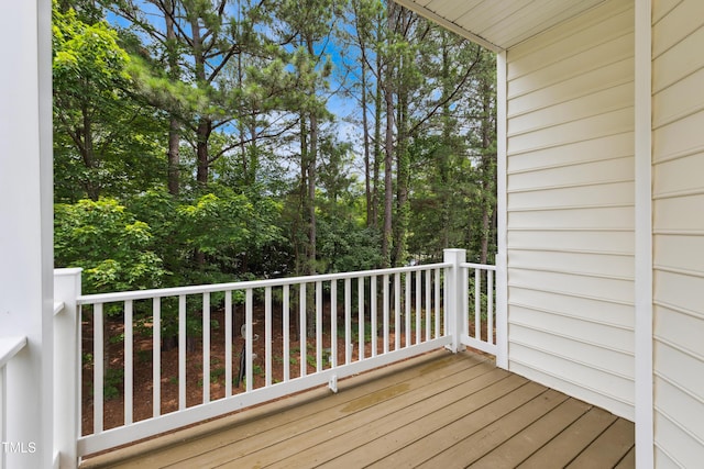 5503 Silver Moon Ln, Raleigh, NC 27606 - view of deck