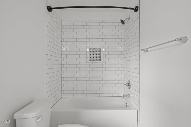 2551 Drake Ave, Durham, NC 27705 - bathroom with toilet and shower / washtub combination