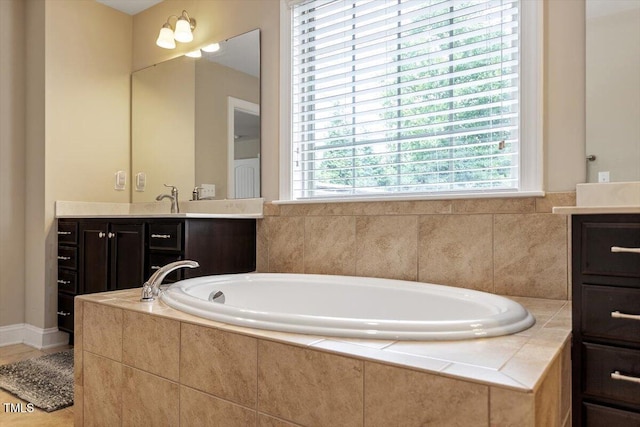 150 Saint Mellion St, Raleigh, NC 27603 - full bath with vanity and a garden tub