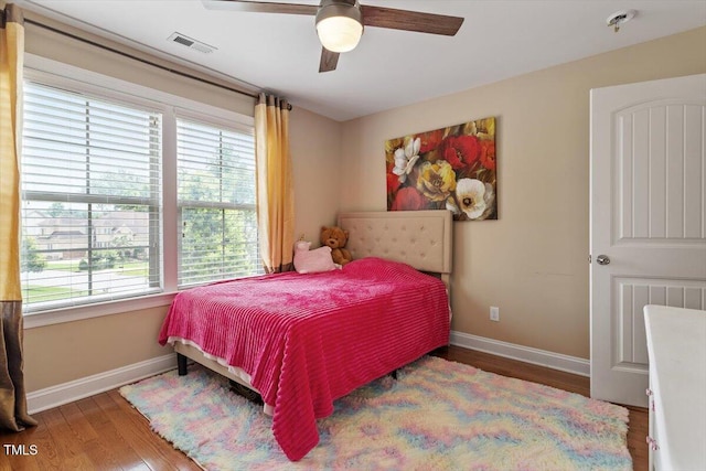 150 Saint Mellion St, Raleigh, NC 27603 - bedroom featuring wood finished floors and a ceiling fan