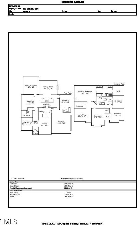 150 Saint Mellion St, Raleigh, NC 27603 - view of room layout