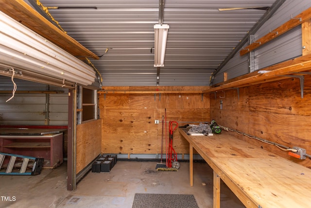 2009 Carolina Ave, Durham, NC 27705 - storage room with a garage