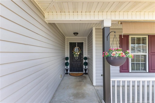 2720 Daniel Boone Ln, Hope Mills, NC 28348 - entrance to property with a porch