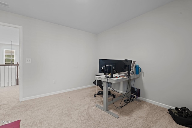 2346 Mckenzie Ridge Ln, Apex, NC 27502 - carpeted home office featuring baseboards