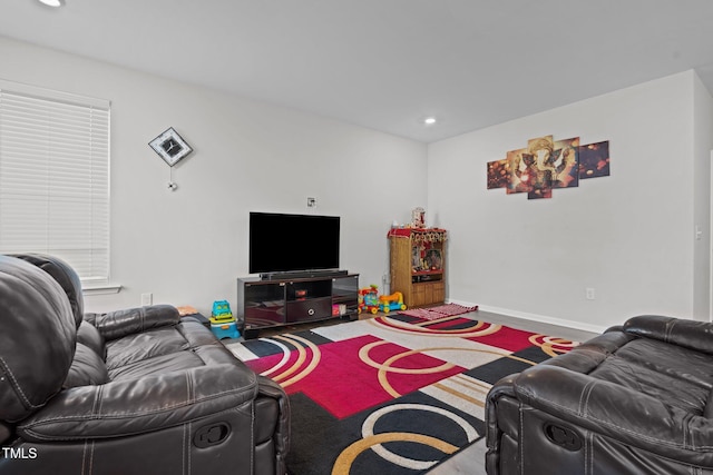 2346 Mckenzie Ridge Ln, Apex, NC 27502 - living room featuring recessed lighting