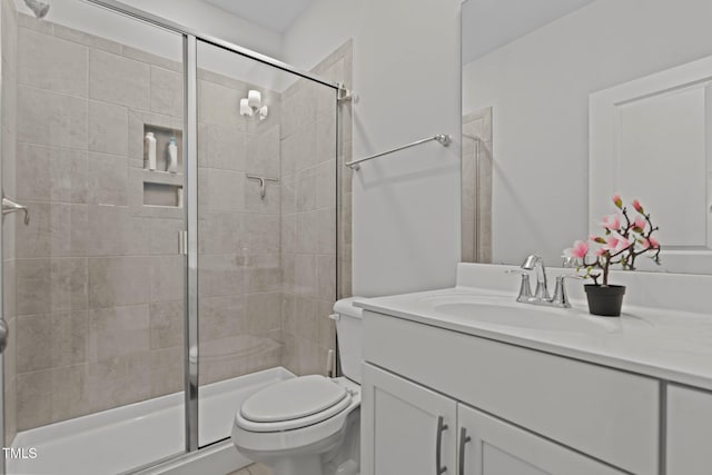 2346 Mckenzie Ridge Ln, Apex, NC 27502 - bathroom featuring vanity and tiled shower
