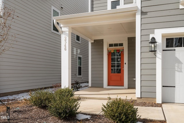 2346 Mckenzie Ridge Ln, Apex, NC 27502 - doorway to property featuring a porch