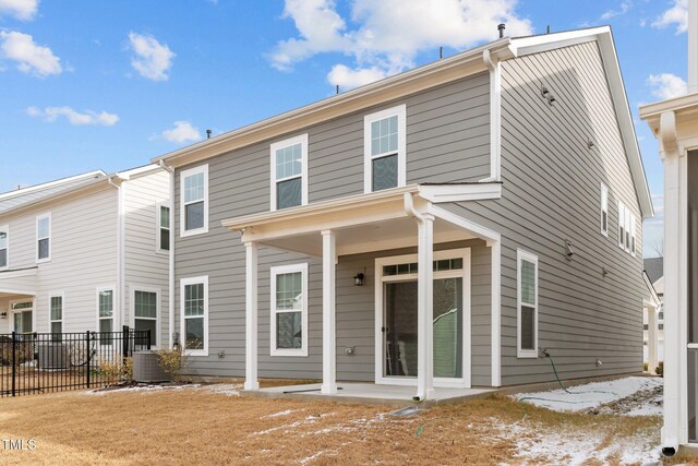 2346 Mckenzie Ridge Ln, Apex, NC 27502 - view of snow covered house