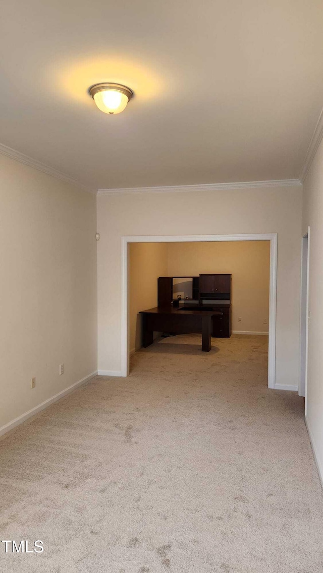 1016 Dotson Way, Apex, NC 27523 - hall with ornamental molding and carpet