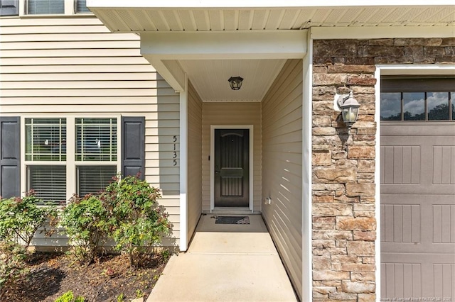 5135 Paul Peel Pl, Hope Mills, NC 28348 - entrance to property with stone siding