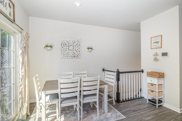 248 Amber Acorn Ave, Raleigh, NC 27603 - dining area with wood finished floors and baseboards