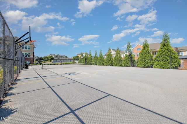 248 Amber Acorn Ave, Raleigh, NC 27603 - view of sport court with community basketball court, a residential view, and a tennis court