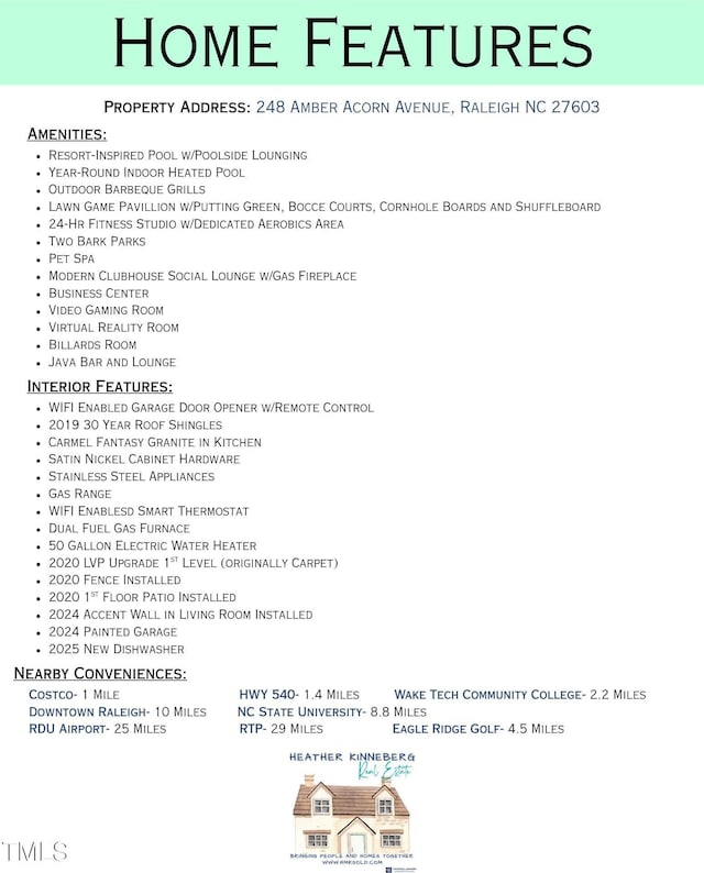 248 Amber Acorn Ave, Raleigh, NC 27603 - view of miscellaneous property collateral