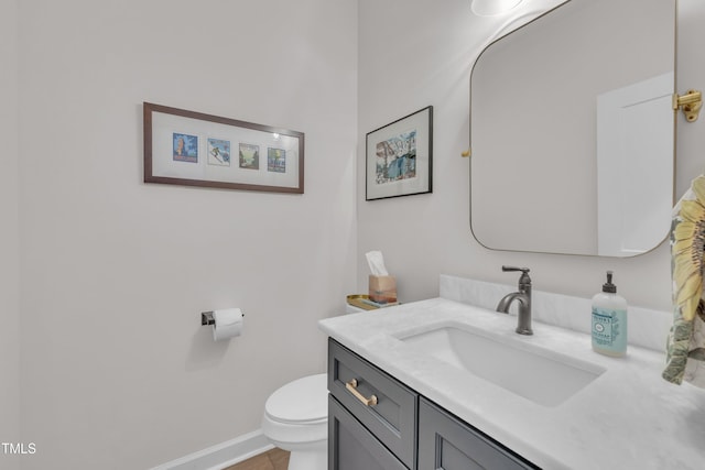 3909 Bristlewood Dr, Durham, NC 27703 - bathroom with vanity and toilet