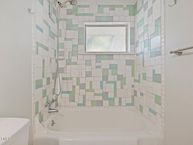 1521 N Duke St, Durham, NC 27701 - bathroom featuring bathing tub / shower combination and toilet