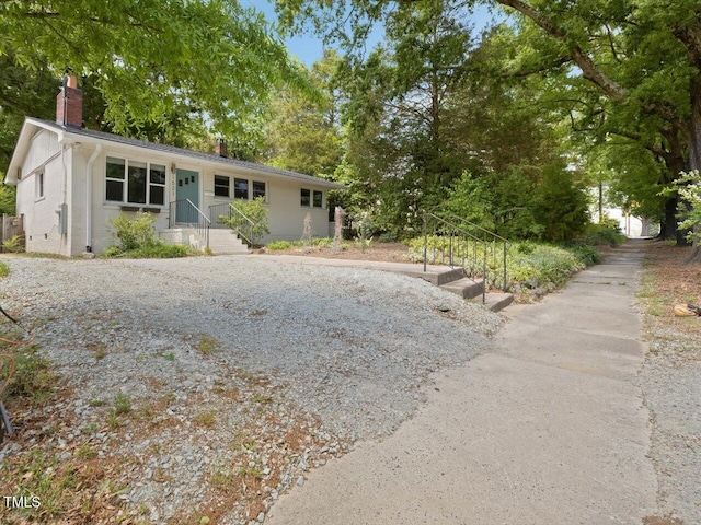 1521 N Duke St, Durham, NC 27701 - view of front of house with a chimney