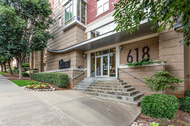 618 N Boylan Ave Unit 520, Raleigh, NC 27603 - doorway to property with french doors
