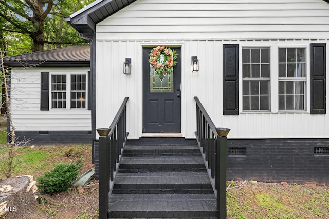 2809 Titleist Dr, Hillsborough, NC 27278 - entrance to property with crawl space