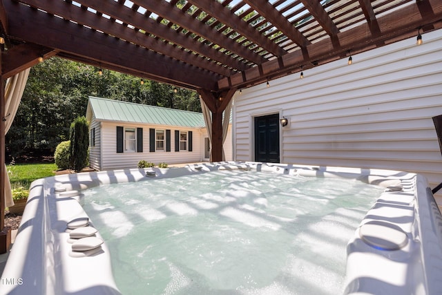 300 Oak Ridge Dr, Hillsborough, NC 27278 - view of patio with a pergola