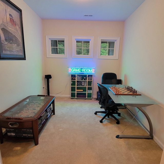 502 Willowmere Ct, Cary, NC 27513 - carpeted home office featuring baseboards