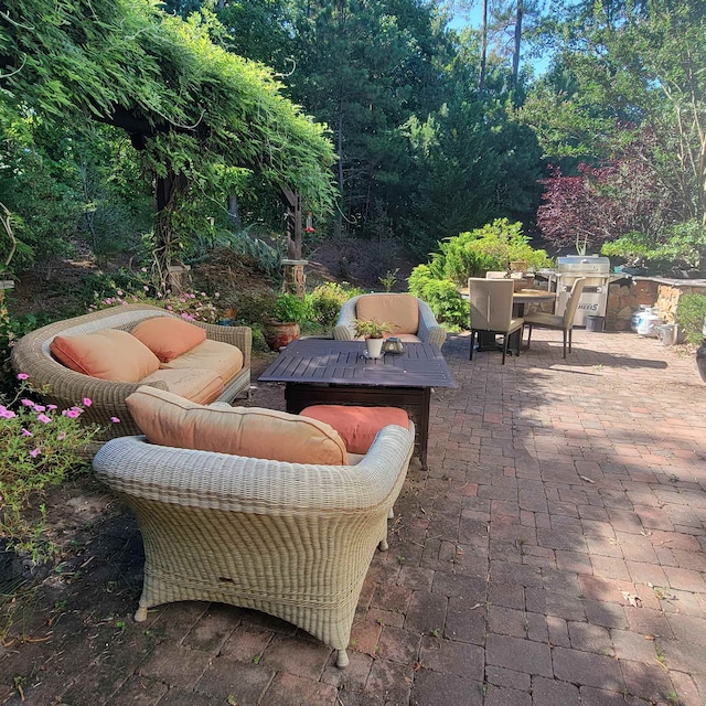 502 Willowmere Ct, Cary, NC 27513 - view of patio / terrace with area for grilling