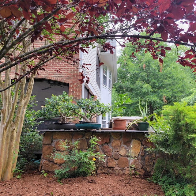 502 Willowmere Ct, Cary, NC 27513 - view of side of home featuring brick siding