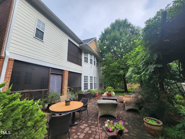 502 Willowmere Ct, Cary, NC 27513 - view of patio with outdoor lounge area