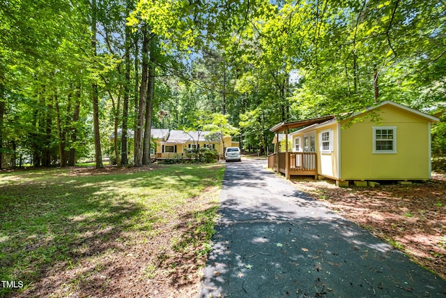 420 Lipscomb Grove Church Rd, Hillsborough, NC 27278 - view of front of home featuring asphalt driveway