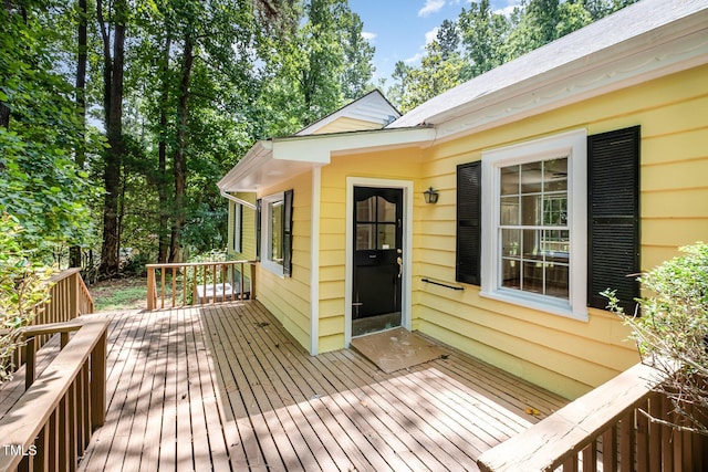420 Lipscomb Grove Church Rd, Hillsborough, NC 27278 - view of wooden deck