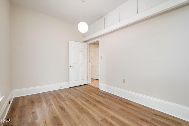 420 Lipscomb Grove Church Rd, Hillsborough, NC 27278 - spare room featuring baseboards and light wood-style floors