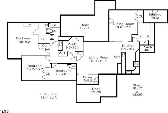 420 Lipscomb Grove Church Rd, Hillsborough, NC 27278 - view of property floor plan