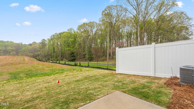 1911 Hinesley Dr, Durham, NC 27703 - view of yard with a view of trees
