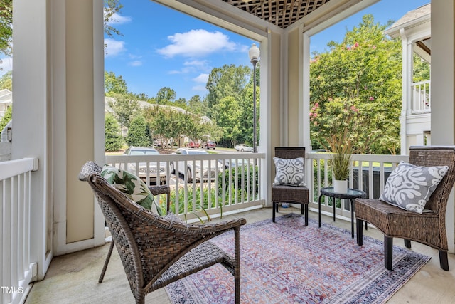 1310 Durlain Dr Unit 103, Raleigh, NC 27614 - view of sunroom