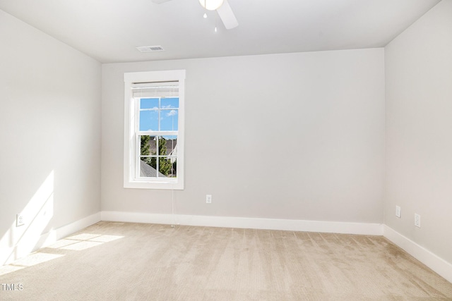 442 Granite Mill Blvd, Chapel Hill, NC 27516 - empty room with carpet floors and a ceiling fan