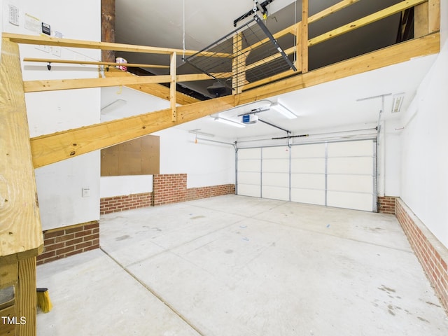7501 Montibillo Pkwy, Durham, NC 27713 - garage with a garage door opener