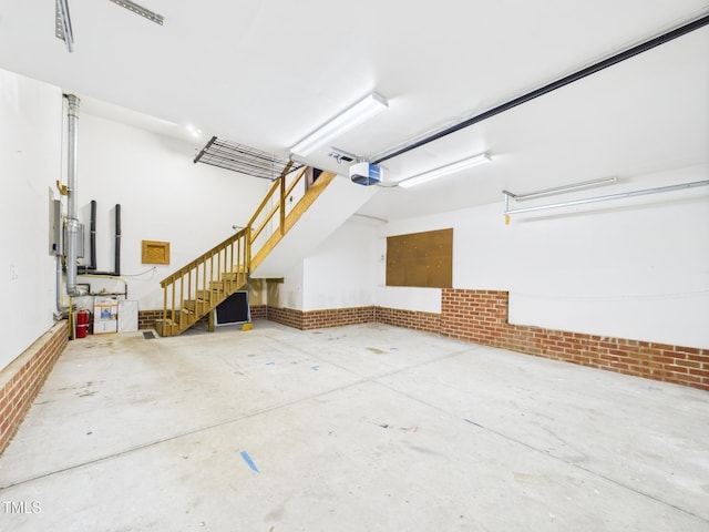7501 Montibillo Pkwy, Durham, NC 27713 - garage with a garage door opener