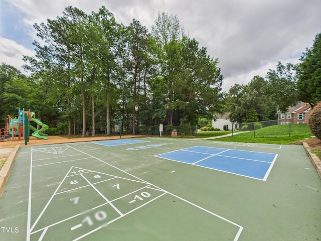 7501 Montibillo Pkwy, Durham, NC 27713 - view of property's community featuring shuffleboard