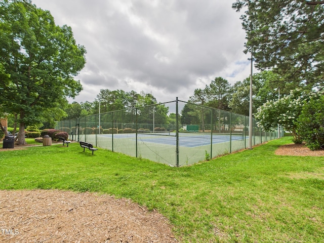 7501 Montibillo Pkwy, Durham, NC 27713 - view of tennis court
