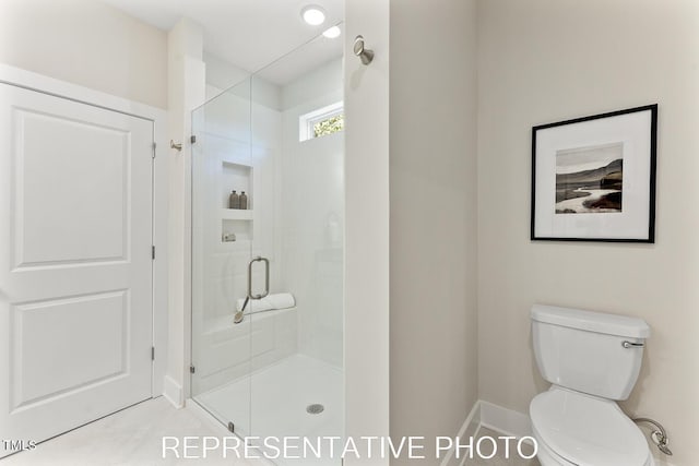 7678 New Sandy Hill Church Rd, Sims, NC 27880 - full bath featuring baseboards and a shower stall