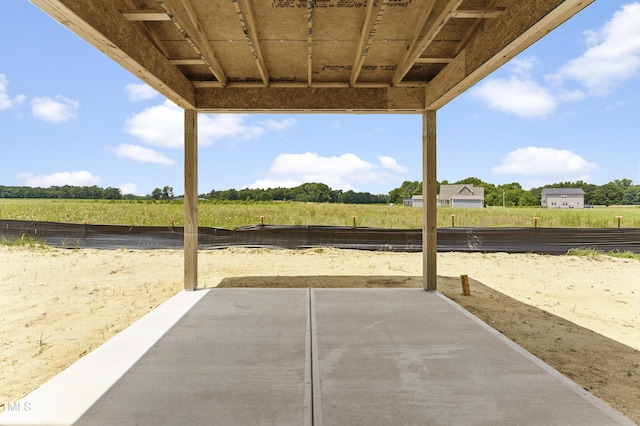7678 New Sandy Hill Church Rd, Sims, NC 27880 - view of patio featuring a view of rural / pastoral area