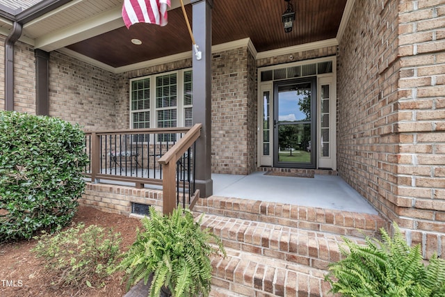3728 Marwick Ct, Wendell, NC 27591 - property entrance with covered porch and brick siding