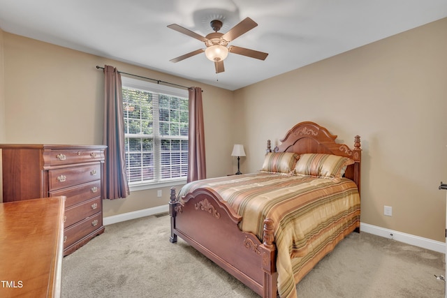 3728 Marwick Ct, Wendell, NC 27591 - bedroom featuring light carpet and ceiling fan