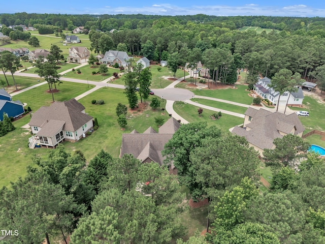 3728 Marwick Ct, Wendell, NC 27591 - aerial perspective of suburban area featuring a forest