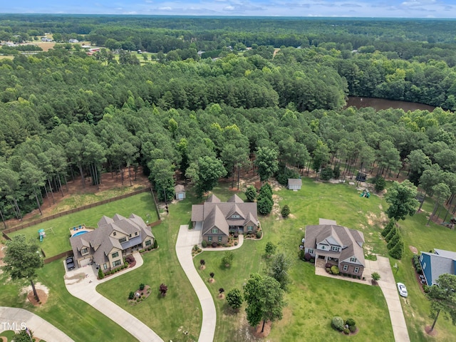 3728 Marwick Ct, Wendell, NC 27591 - drone / aerial view of a forest