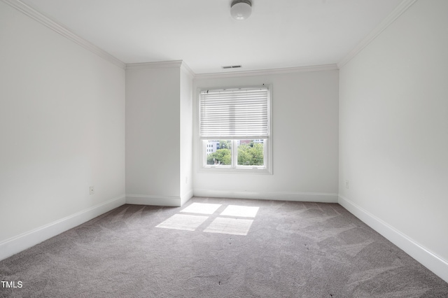 400 W Rosemary St Unit 114, Chapel Hill, NC 27516 - spare room featuring carpet floors and crown molding