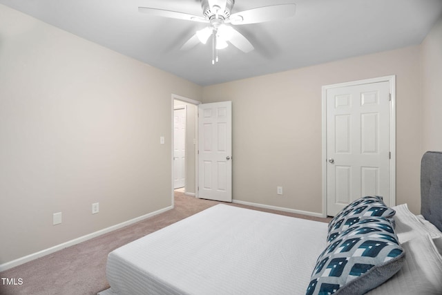 1563 Laureldale Dr, Raleigh, NC 27609 - bedroom with light colored carpet and a ceiling fan